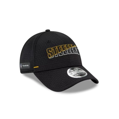 Sapca New Era Pittsburgh Steelers NFL Official Summer Sideline Stretch Snap 9FORTY Snapback - Negrii